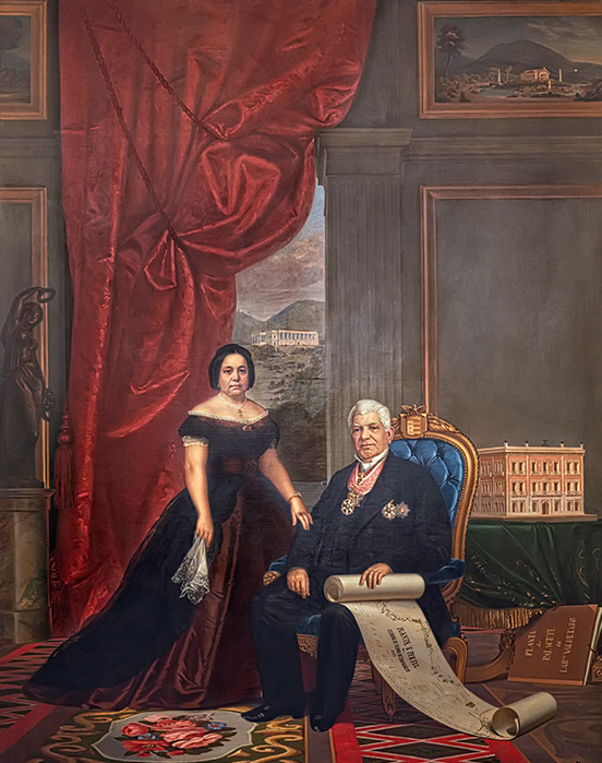 BAUCH, Emil. Barão e Baronesa de Nova Friburgo, 1867. Óleo sobre tela. Acervo: Museu da República, Rio de Janeiro.